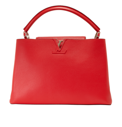 Capucines GM, &pound;2,400, Handbags, Red, Leather, Front view
